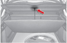 Para o acesso à caixa de arrumação