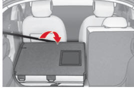 Colocação das costas do banco na posição inicial