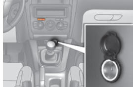 Tomada de acessórios 12 V