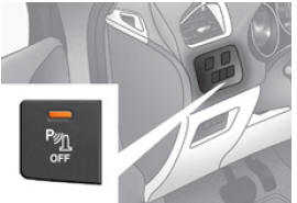 Neutralização/Activação da ajuda ao estacionamento dianteira e traseira