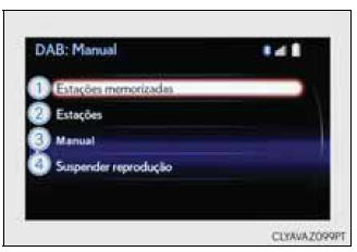 Alterar o modo do ecrã superior
