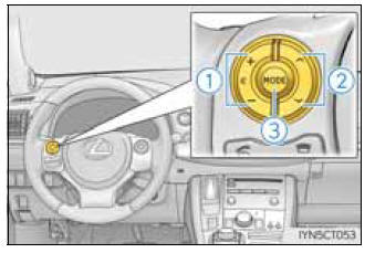 Operar o sistema áudio utilizando os interruptores no volante