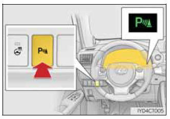Interruptor do sensor Lexus de auxílio ao estacionamento