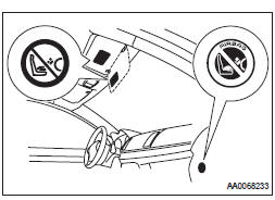 Atenção ao instalar um sistema de segurança para crianças em veículos equipados com airbag para o passageiro dianteiro