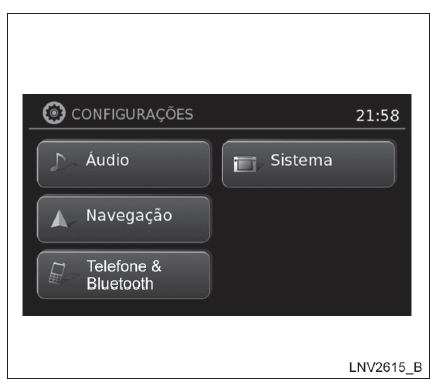 Como utilizar a tecla Setup