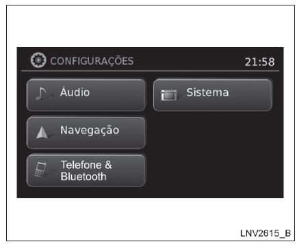 Procedimento de emparelhamento do telefone