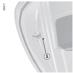 Veículo com travamento manual das portas